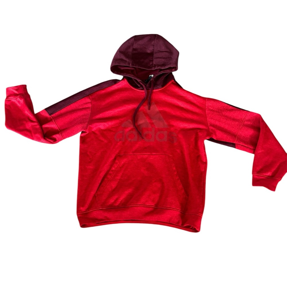 Adidas Large Men's Team Issue Fleece Pullover Hoodie.